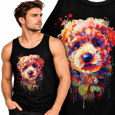 TANK TOP ZWIERZĘTA  PUDELEK 1